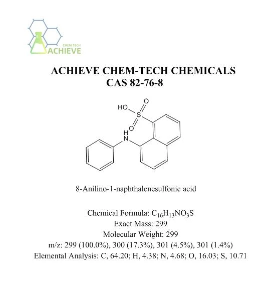 8-Anilino-1-naphthalenesulfonic acid structure CAS 82-76-8 | Shaanxi BLOOM Tech Co., Ltd 8-Anilino-1-naphthalenesulfonic acid structure CAS 82-76-8 | Shaanxi BLOOM Tech Co., Ltd