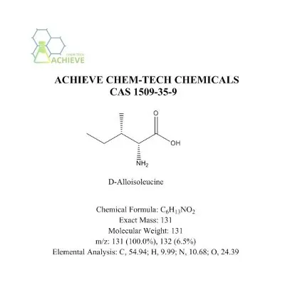 CAS 1509-35-9 D-Alloisoleucine structure | Shaanxi BLOOM Tech Co., Ltd CAS 1509-35-9 D-Alloisoleucine structure | Shaanxi BLOOM Tech Co., Ltd