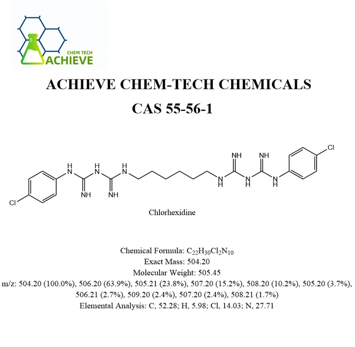 Bột clohexidine CAS 55-56-1