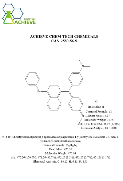 Basic Blue 26 CAS 2580-56-5 | Shaanxi BLOOM Tech Co., Ltd Basic Blue 26 CAS 2580-56-5 | Shaanxi BLOOM Tech Co., Ltd
