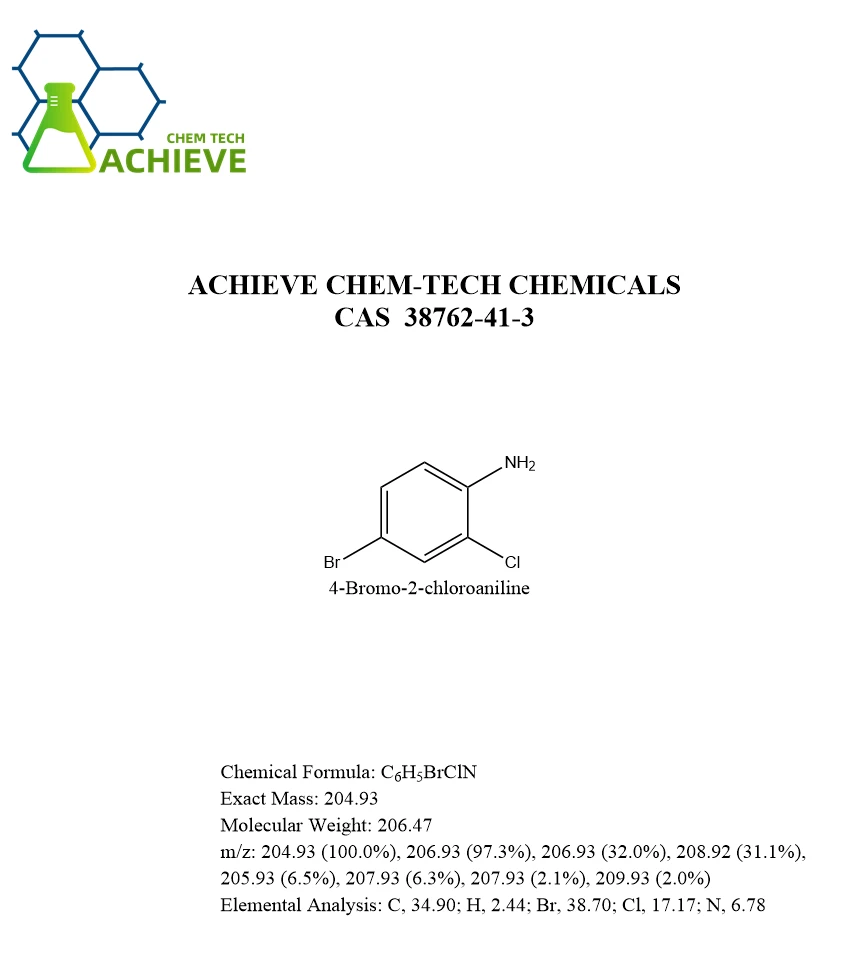 4-Bromo-2-chloroaniline CAS 38762-41-3 | Shaanxi BLOOM Tech Co., Ltd 4-Bromo-2-chloroaniline CAS 38762-41-3 | Shaanxi BLOOM Tech Co., Ltd