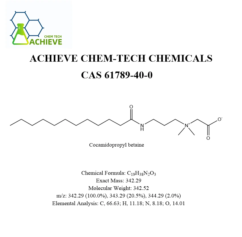 Cocamidopropyl Betaine Liquid CAS 61789-40-0 | Shaanxi BLOOM Tech Co., Ltd Cocamidopropyl Betaine Liquid CAS 61789-40-0 | Shaanxi BLOOM Tech Co., Ltd