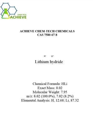 Lithium hydride cas 7580-67-8